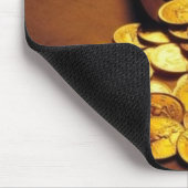 Goldmünze gießen mousepad (Ecke)