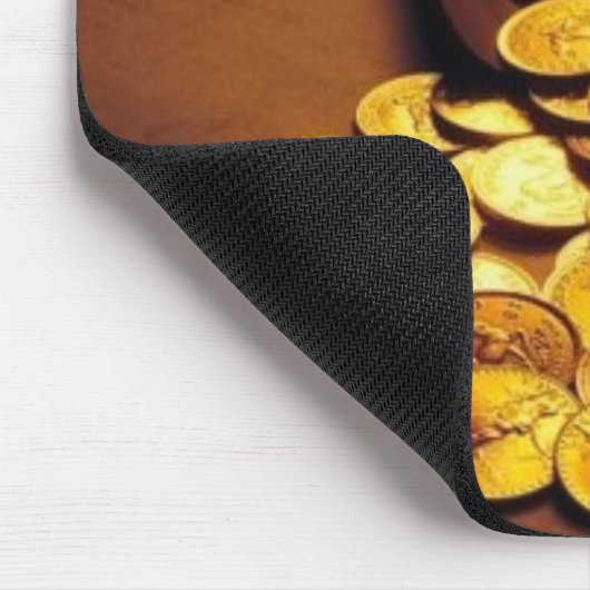 Goldmünze gießen mousepad (Ecke)