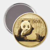 Goldmünze Magnet (Vorderseite/Rückseite)