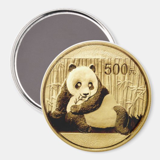 Goldmünze Magnet (Vorderseite/Rückseite)