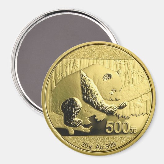 Goldmünze Magnet (Vorderseite/Rückseite)