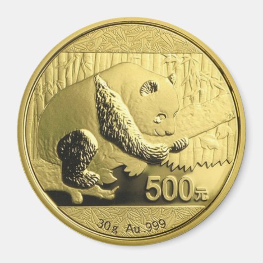 Goldmünze Magnet (Vorne)