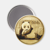 Goldmünze Magnet (Vorderseite/Rückseite)