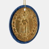 Goldmünze, mit Johannes der Baptist, 16. Keramikornament (Rechts)