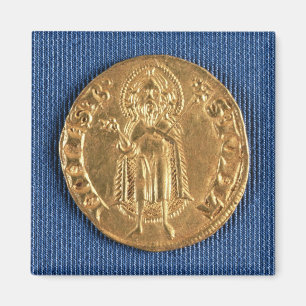 Goldmünze, mit Johannes der Baptist, 16. Magnet