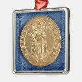 Goldmünze, mit Johannes der Baptist, 16. Silbernes Ornament (Links)