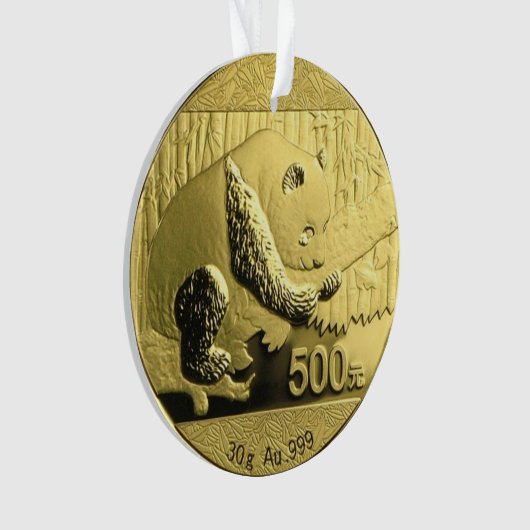 Goldmünze Ornament (Vorderseite)