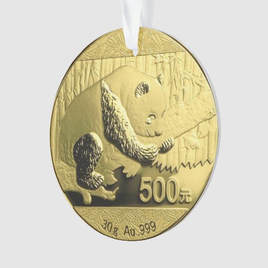 Goldmünze Ornament (Vorderseite)