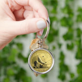 Goldmünze Schlüsselanhänger (Hand)
