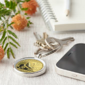 Goldmünze Schlüsselanhänger (Seite)