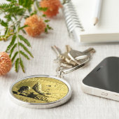 Goldmünze Schlüsselanhänger (Seite)