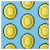 Goldmünze Stoff (Nahaufnahme)