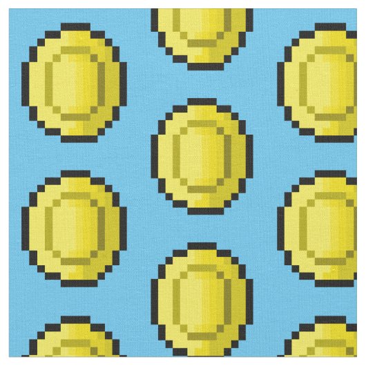 Goldmünze Stoff (Nahaufnahme)