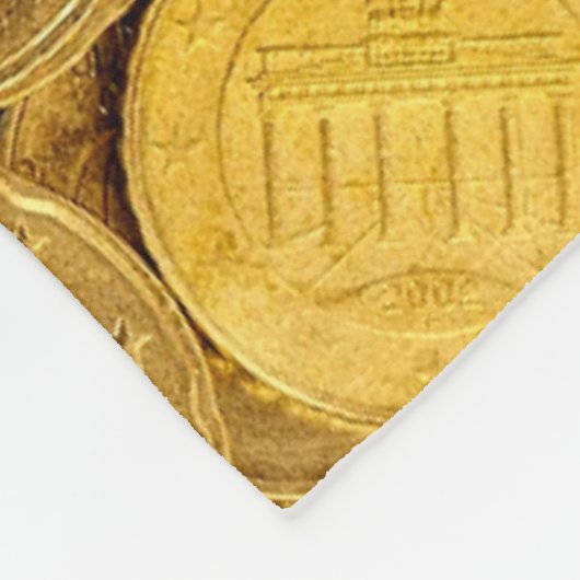GOLDMÜNZEN FLEECEDECKE (Ecke)