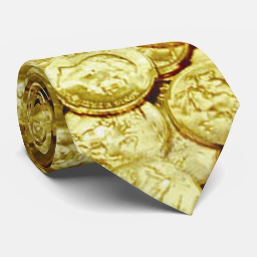 Goldmünzen Krawatte (Gerollt)