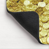 Goldmünzen Mousepad (Ecke)