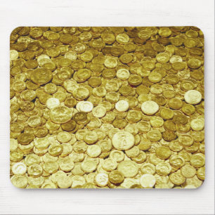 Goldmünzen Mousepad