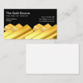 Goldmünzen und Rohstoffhandel Visitenkarte (Vorne/Hinten)