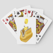 Goldmünzenbörse Spielkarten (Rückseite)