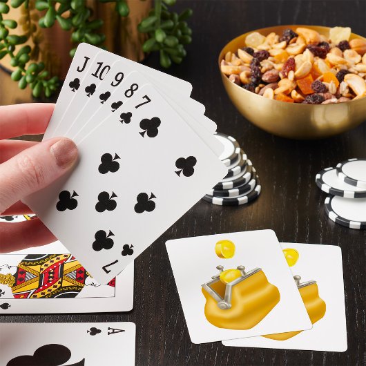 Goldmünzenbörse Spielkarten