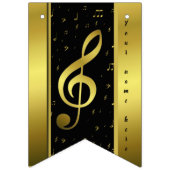 Goldmusik nennt nicht Tempel Wimpelkette (Dritte Fahne)