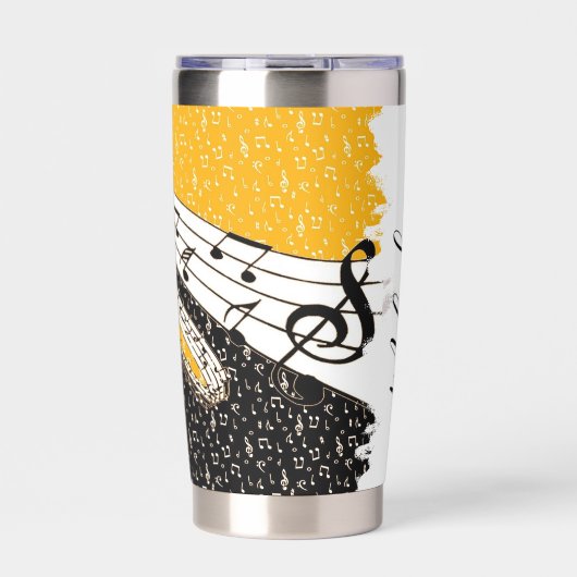 Goldmusik - personalisiert thermobecher (Vorderseite)