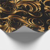 Goldmuster 2 Faltpapier Geschenkpapier (Ecke)