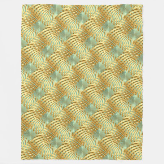 Goldmuster auf jeder Farbe Fleecedecke (Vorderseite)