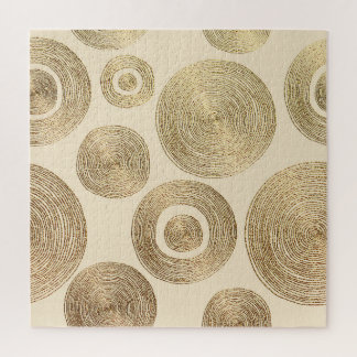 Goldmuster: glänzendes abstraktes Luxus-Design Puzzle