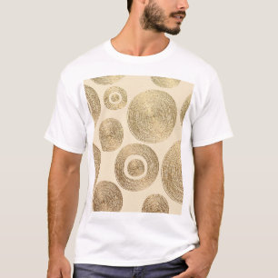 Goldmuster: glänzendes abstraktes Luxus-Design T-Shirt