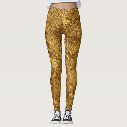 Goldmuster Leggings (Vorderseite)