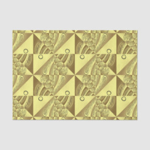Goldmuster Seidenpapier