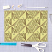 Goldmuster Seidenpapier (Handwerk)