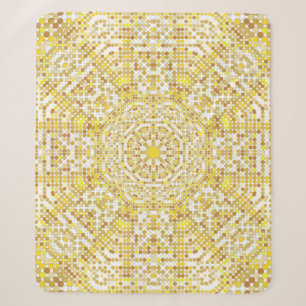 Goldmustertextur mit goldenen Mosaiken in der By Sherpadecke
