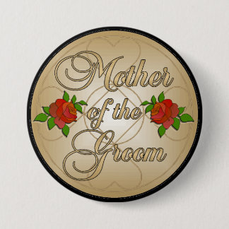 Goldmutter des Bräutigam-Knopfes Button