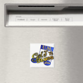 gold'n Blues Jazz-Logo-Magnet Magnet (In Situ (Geschirrspüler))