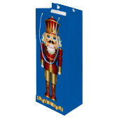 Goldnahrungsmittel Geschenktüte Für Weinflaschen (Rückseite Schrägansicht)