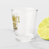 Goldname des Line Dance Princess Schnapsglas (Rechts)