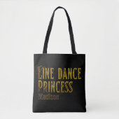 Goldname des Line Dance Princess Tasche (Vorderseite)