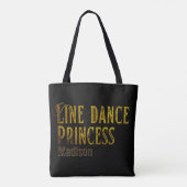 Goldname des Line Dance Princess Tasche (Rückseite)