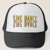 Goldname des Line Dance Princess Truckerkappe (Vorderseite)