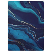 Goldname und Monogram für die blaue Gate Klemmbrett (Rückseite)