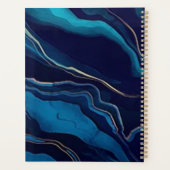 Goldname und Monogram für die blaue Gate Planer (Rückseite)