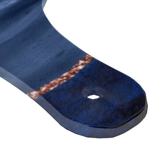 Goldnamensskript der Rose Blauer Marmor Schneidebrett (Ecke)