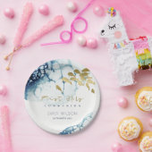 GOLDNAVEN UNTER WASSER FISH ERSTE HOLY COMMUNION PAPPTELLER (Party)