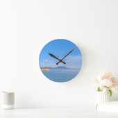 Gold'n'blue Runde Wanduhr (Zuhause)