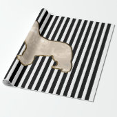 Goldneufundland-Hundegeschenk-Verpackung Geschenkpapier (Ungerollt)