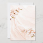 Goldneutrale Taufeinladung Einladung (Rückseite)