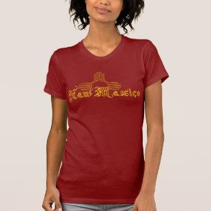 GoldNew Mexiko-Skript u. Zia T-Shirt