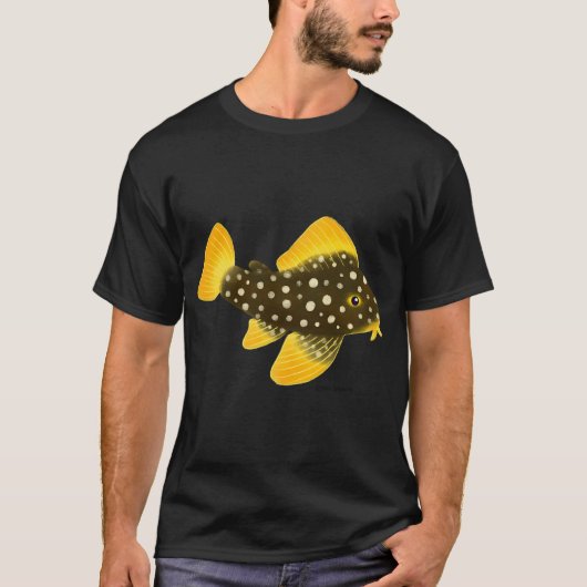 Goldnugget-Pleco-Fisch T-Shirt (Vorderseite)